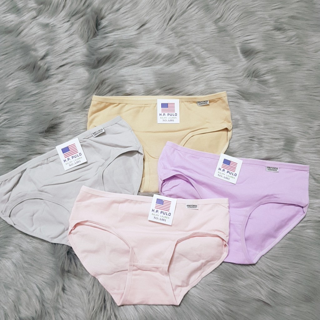 SET 4 Chiếc Quần Lót Nữ Cotton Mềm Mại Thoáng Mát Pulo Size Dưới 60kg -HOT | BigBuy360 - bigbuy360.vn