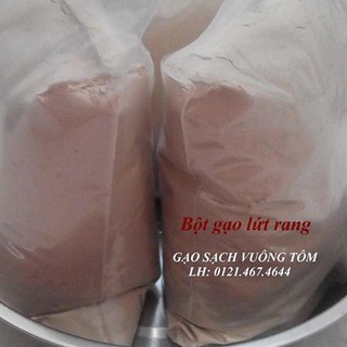 Bột gạo lứt - 1kg (Rang củi - Giảm cân, lợi sữa, thải độc cơ thể)