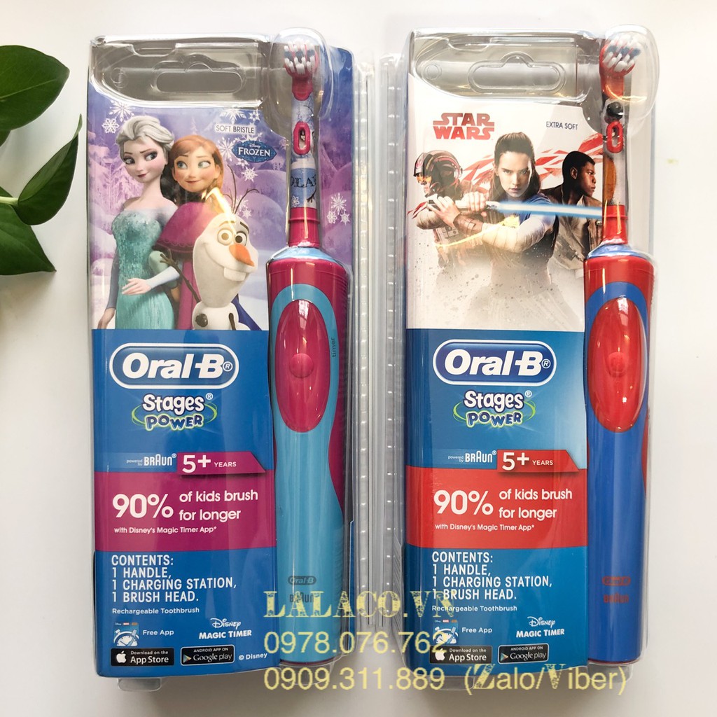 Bàn chải đánh răng điện Oral-B Vitality Braun