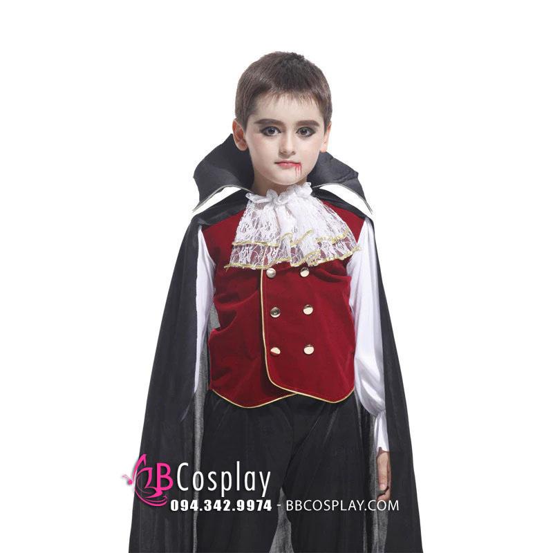 Trang phục cosplay đồ hóa trang nhân vật Dracula Ma Cà Rồng Cho Bé Trai - 10114