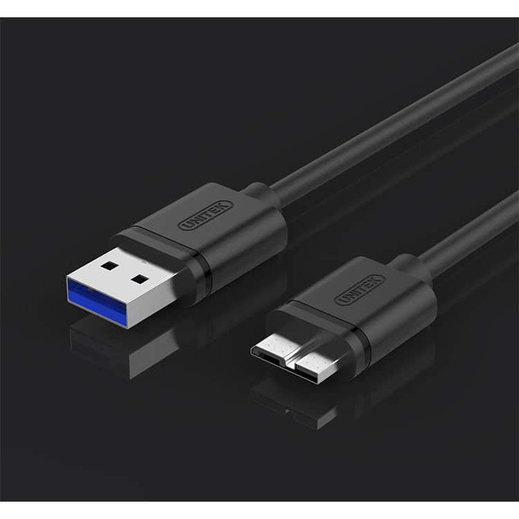 Cáp USB 3.0 Dùng cho ổ cứng Unitek YC 461 GBK dài 1m - HÀNG CHÍNH HÃNG