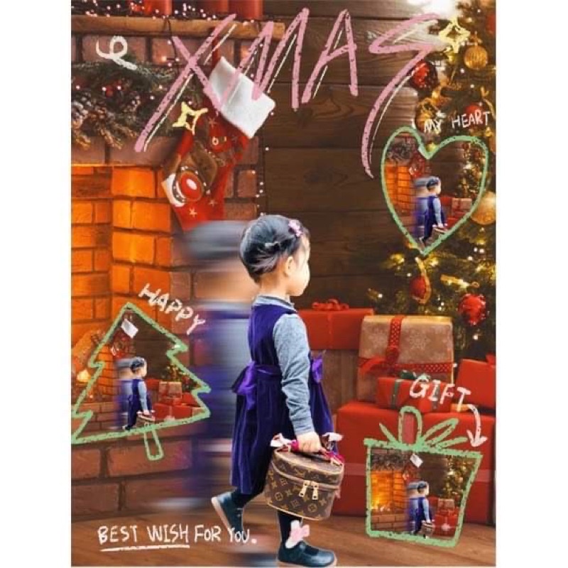 Túi Lv Dạng hộp kèm khăn cho bé