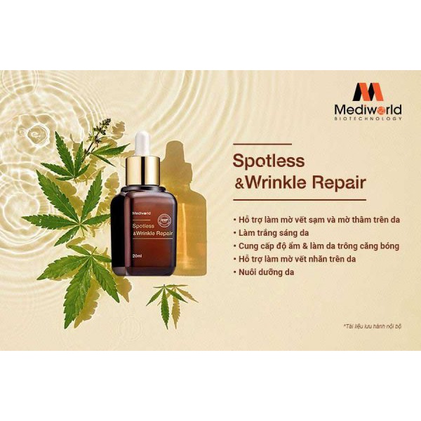 Serum Dưỡng Mắt Spotless & Wrinkle Repair giảm thâm quầng mắt bọng mắt Mediworld