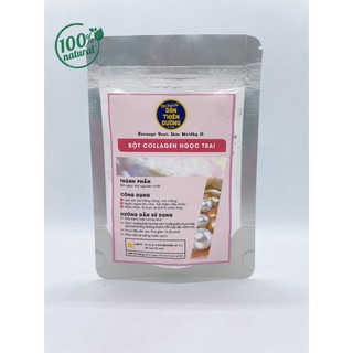 [100gr] Bột Collagen Ngọc Trai Nguyên Chất - [Mặt Nạ Dẻo] - Bột Đắp Mặt Nhà Làm