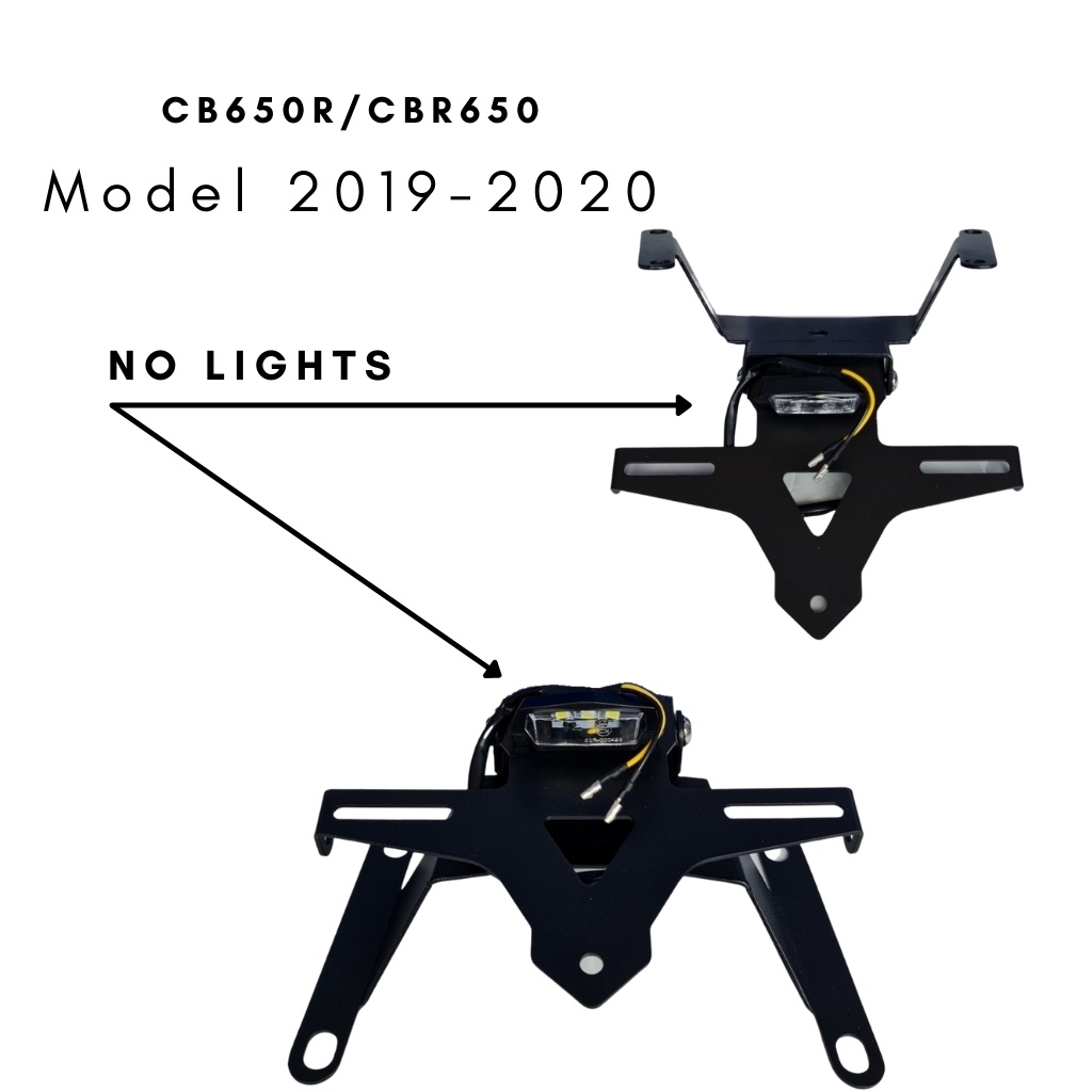 Đuôi gắn biển số, Đuôi biển số CB650r CBR650r model 2019 - 2020 và 2021- 2022 gập 2 chiều