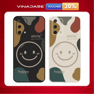 Ốp Lưng OPPO A57/A15/A54/A58/A55/A5S/A3S/A18 TPU Cạnh Vuông Hình Happy Smile