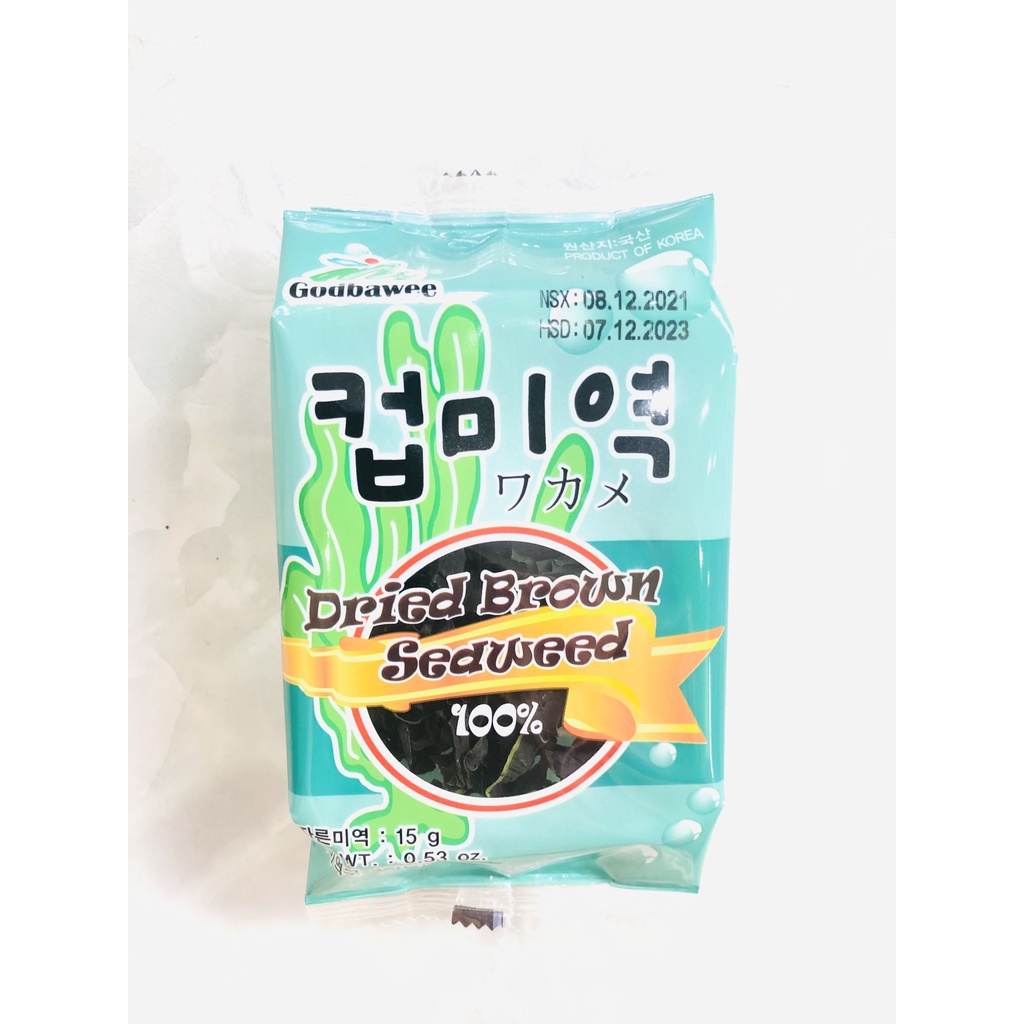 RONG BIỂN NẤU CANH Godbawee 15G_ CANH TẢO BIỂN