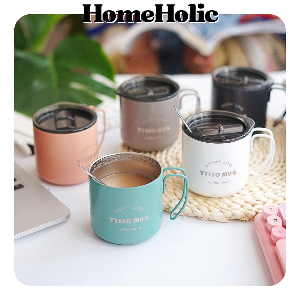 Ly/Cốc Giữ Nhiệt Tyseo Inox 350ml Home Holic
