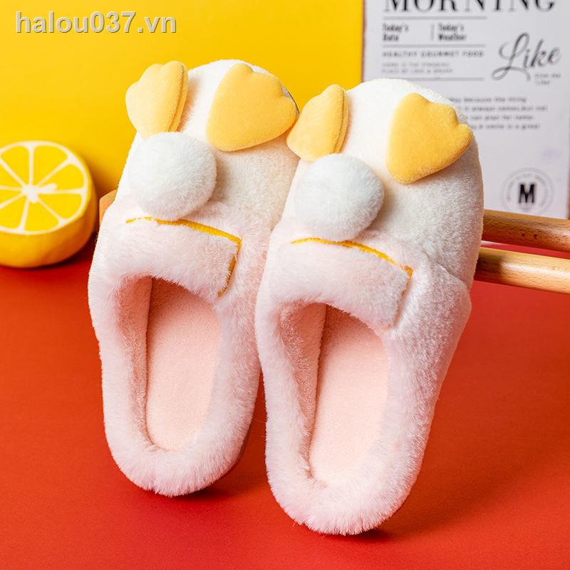 Dép Bông Đi Trong Nhà Chống Trượt Họa Tiết Hoạt Hình Dễ Thương