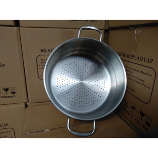Ngăn xửng hấp inox 24cm+26cm (lỗ nhỏ)