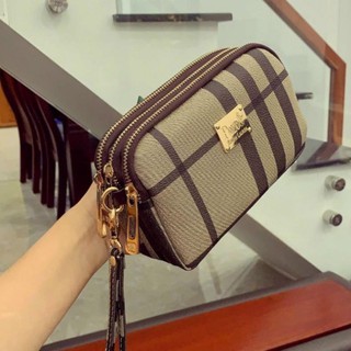 hien01 hmm  Túi GcLv đa năng 3 ngăn kéo khóa, cầm tay, đeo chéo size 20cm