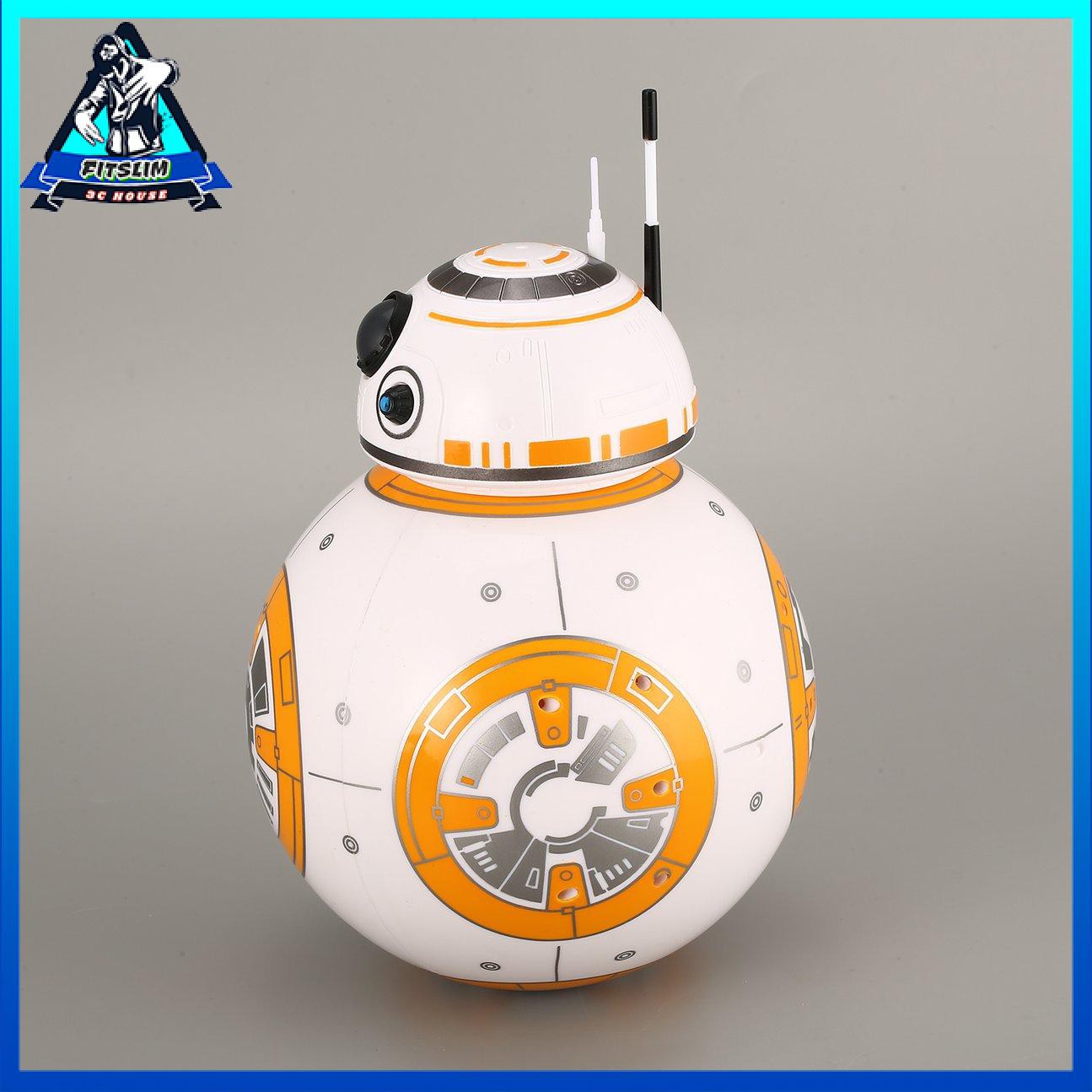 BB-8 2.4GHz RC Robot Ball điều khiển từ xa Cậu bé hành tinh với âm thanh Đồ chơi Chiến tranh giữa các vì sao