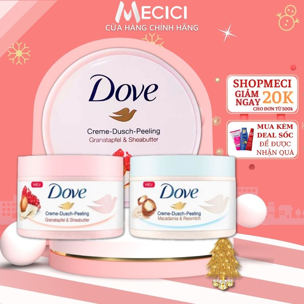 [BẢN ĐỨC - MỸ] Tẩy da chết Dove Exfoliating Body Polish Dưỡng da mịn màng tươi sáng - Shop Mecici