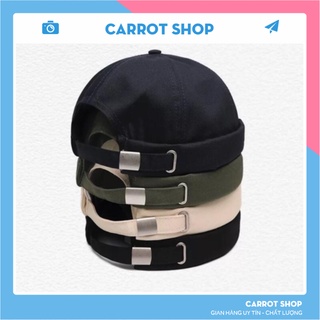 Nón Miki không vành chất liệu kaki trơn basic nam nữ đội đều đẹp Miki01 - Carrot.fashion