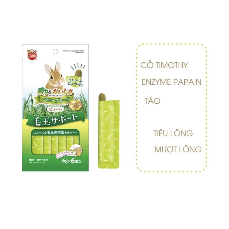 Tiêu Búi Lông và vitamin c Nhật Dạng Thạch Dành Cho Thỏ - Sóc