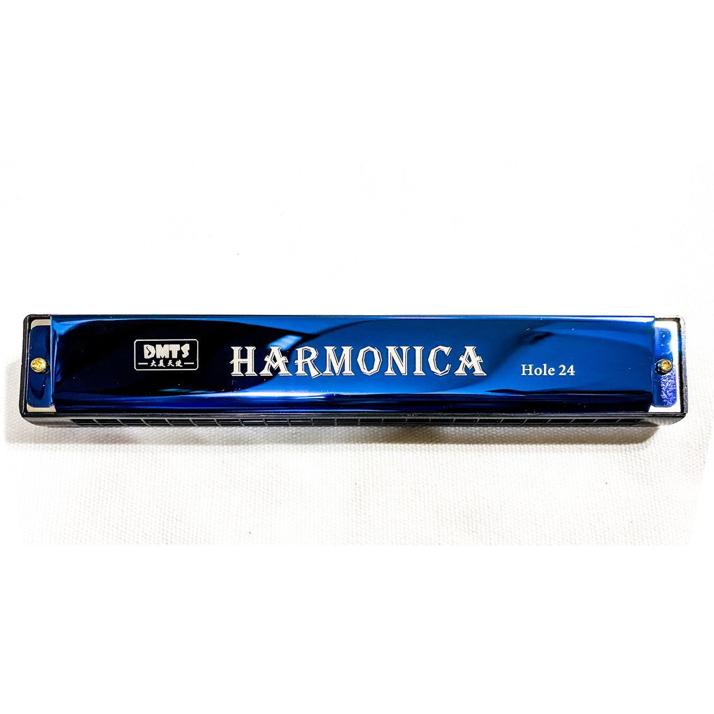 Kèn Harmonica Woim Màu Bạc 24 Holes