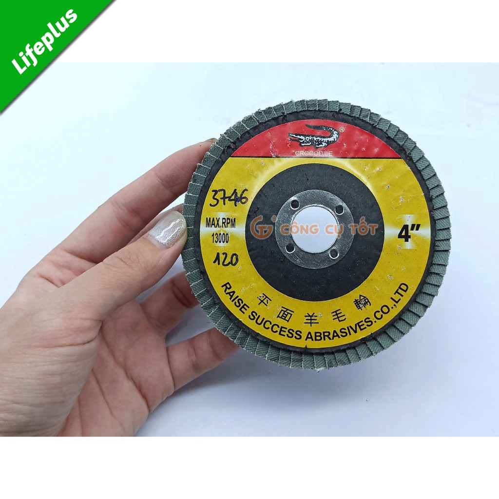 Đĩa ráp xếp Φ100mm độ nhám tùy chọn