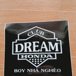Decal dán đèn hậu cho xe Dream