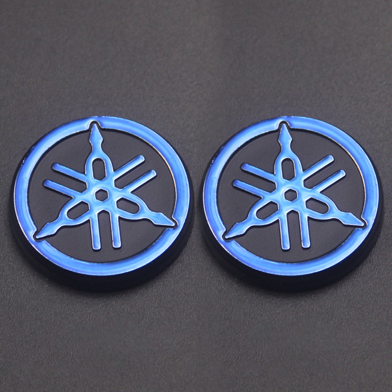 tem logo yamaha xe máy 3D Plastic Chrome Plating Bằng Nhựa Motorcycle Logo Emblem 29mm