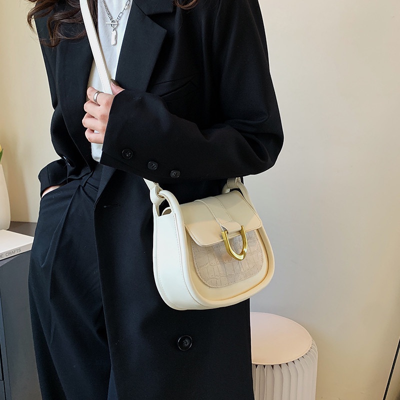 Túi Đeo Vai Cỡ Nhỏ Phong Cách Pháp Cổ Điển Thời Trang Mùa Đông Cho Nữ AT9011