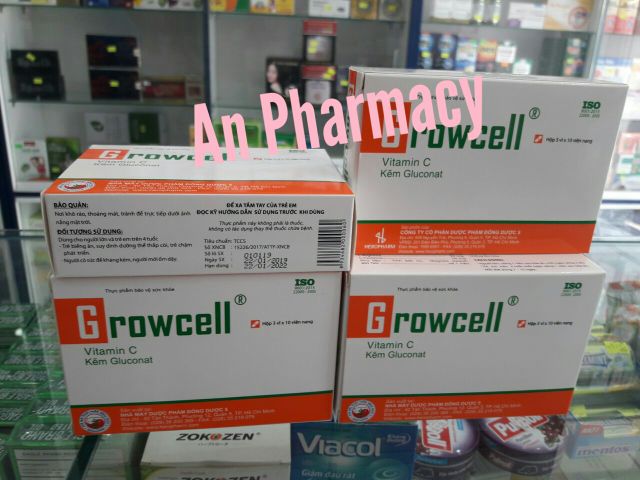 Growcell Growsel Growskin hộp 30 viên