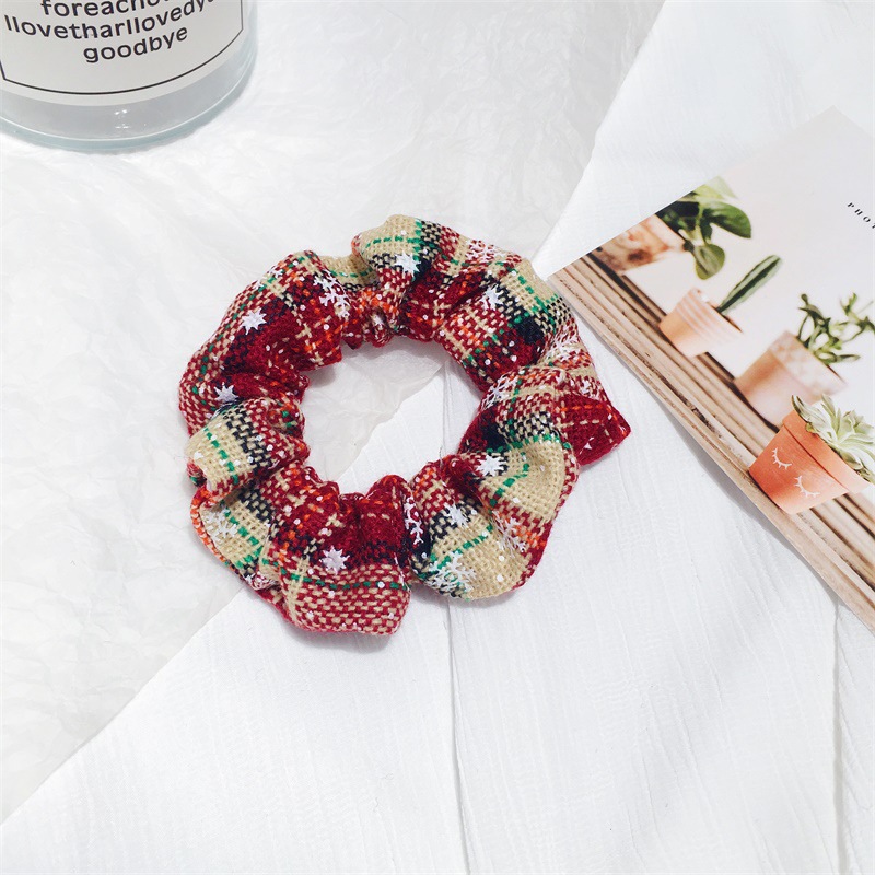 Pretty Female Christmas Theme Hair Lanyard