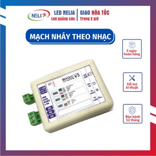 Mạch Magic V5 nháy theo nhạc cho LED full color.