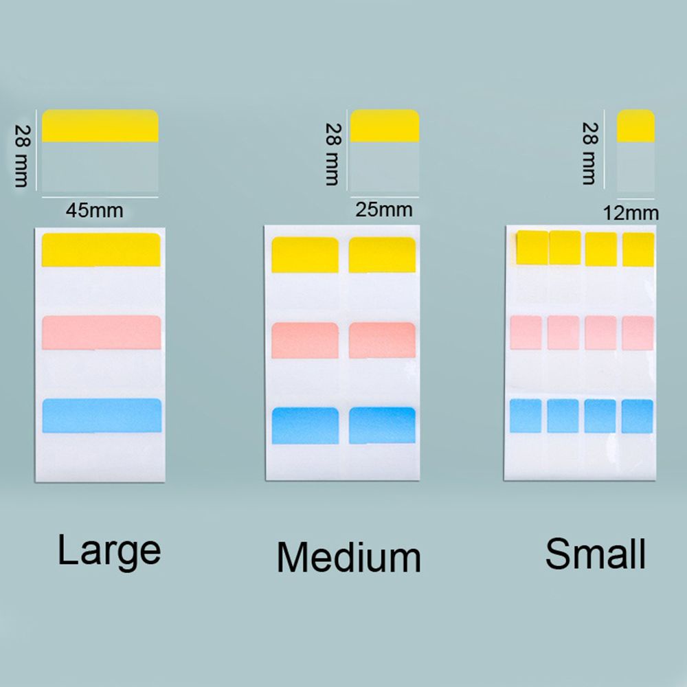 Tập giấy dán ghi chú nhiều màu sắc khác nhau chống thấm nước tiện lợi