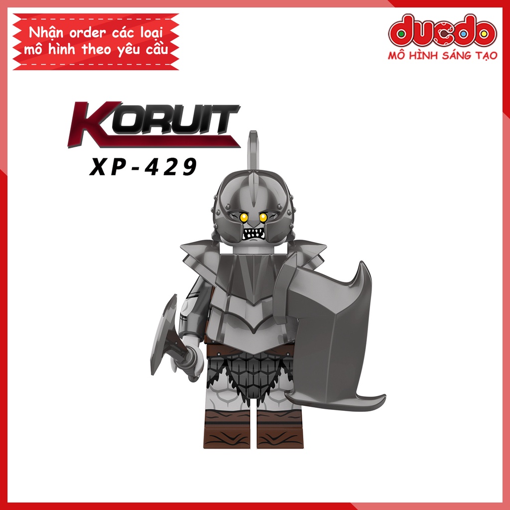 Minifigures lính Orc Chúa Tể Những Chiếc Nhẫn - Đồ chơi Lắp ghép Xếp hình Mô hình Mini Lord of the Rings KORUIT KT1056