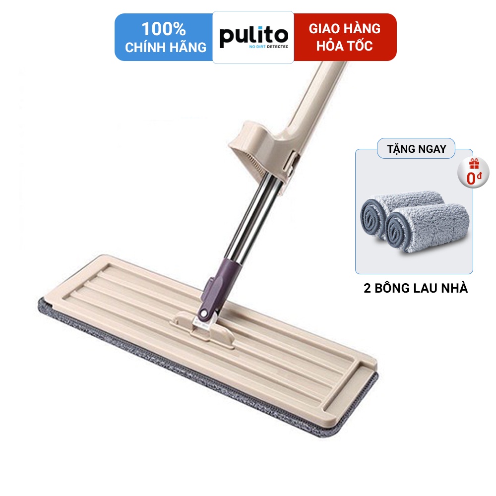 Chổi lau nhà thông minh , cây lau nhà cửa tự vắt Pulito với đầu xoay 360 độ tiện dụng CLN-M1 -PulitoVN