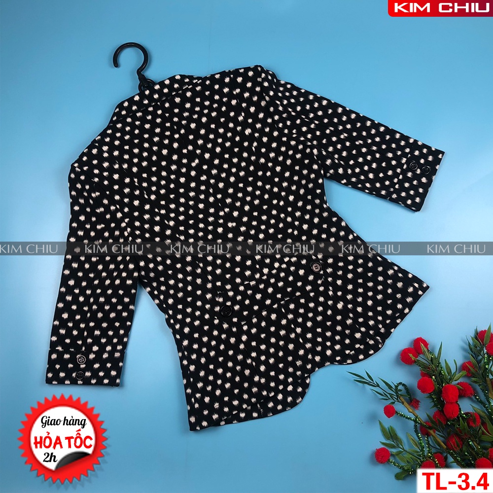 Áo Vest Nữ Công Sở Kim Chiu Cao Cấp Tay Lỡ Form Đẹp [ĐỔI TRẢ THOẢI MÁI] VTL-3.4