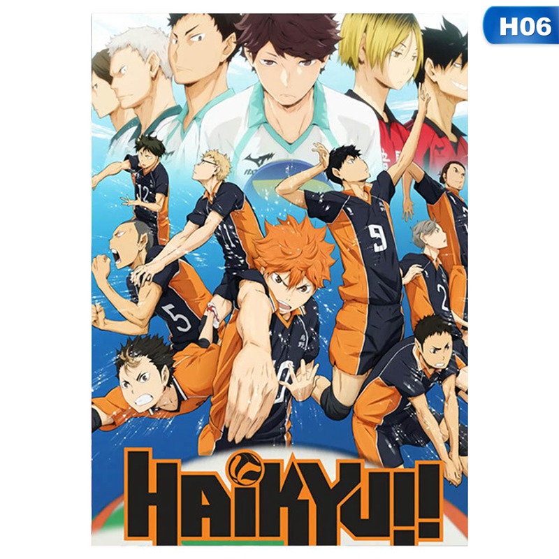 Poster Treo Tường In Hình Nhân Vật Anime Haikyuu