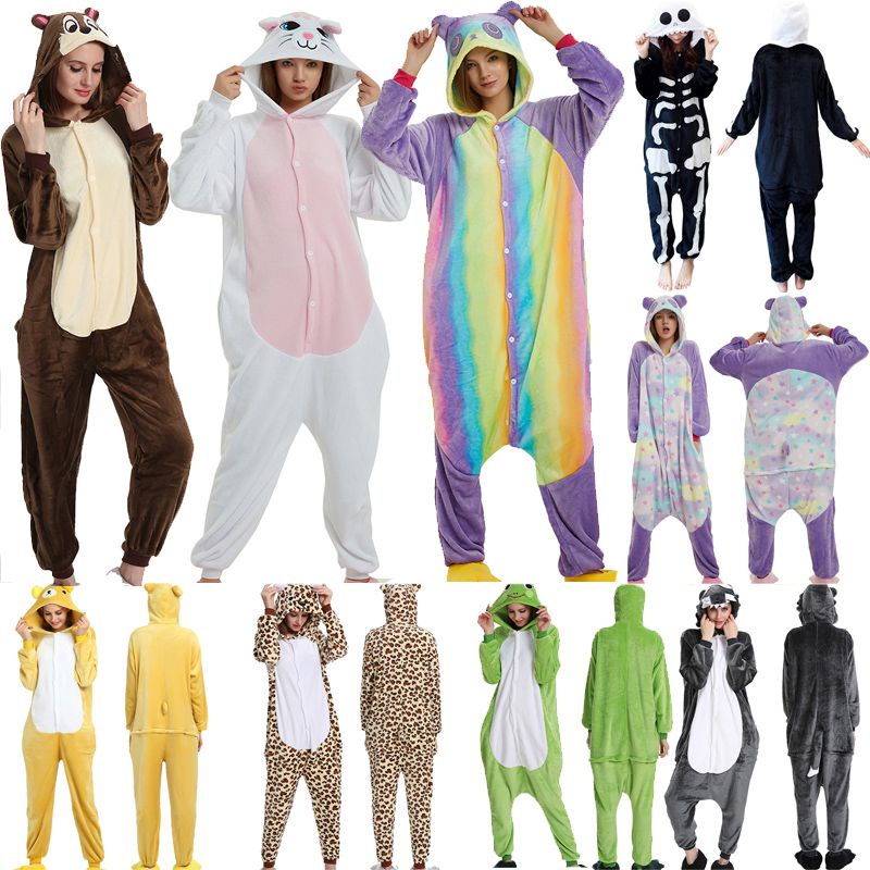 Pajamas Động Vật! Bộ Đồ Ngủ Pajamas Hình Thú Đáng Yêu Cho Người Lớn
