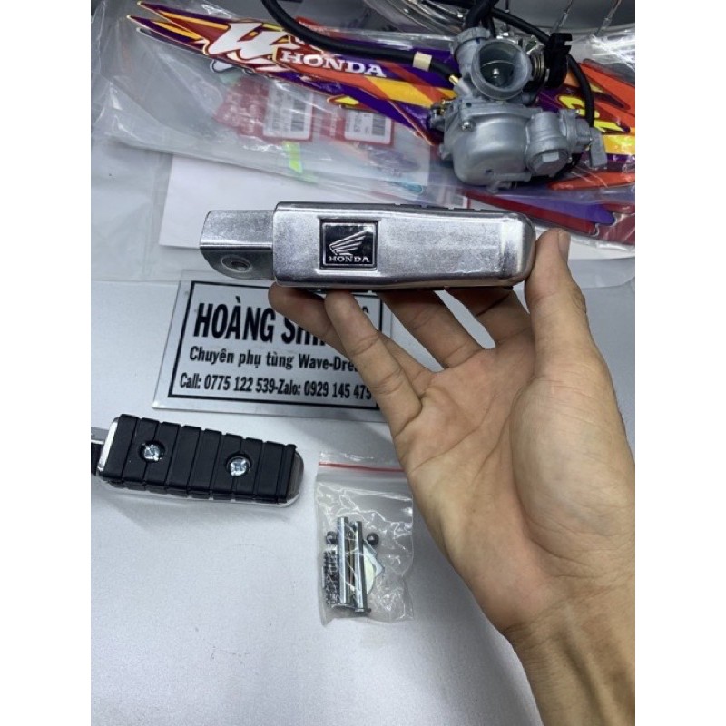 Gù để chân nhôm cánh chim honda chính hãng