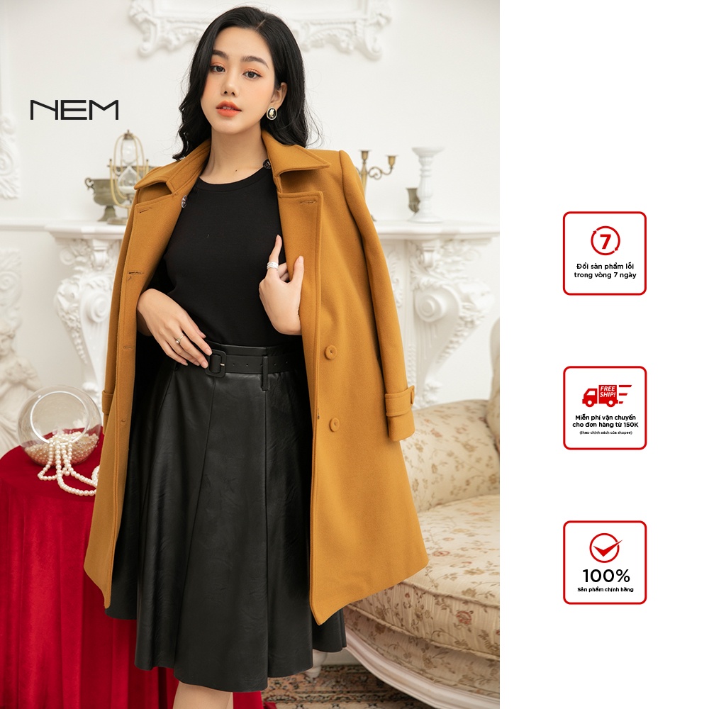 Áo măng tô nữ thiết kế cao cấp NEM Fashion AK29462
