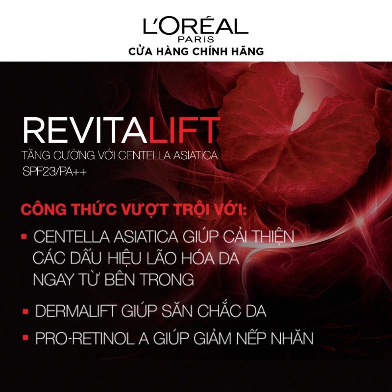 Bộ kem dưỡng chống lão hoá giảm nếp nhăn ngày và đêm L'Oreal Paris Revitalift 20ml x 2