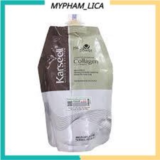 Dầu Hấp - Ủ- Xả Phục Hồi Tóc Collagen Karseell Maca Dạng Túi 500ML_sale cực mạnh
