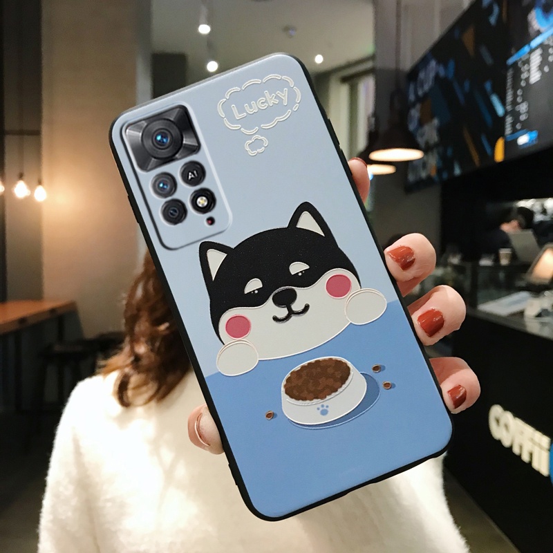 Ốp Điện Thoại Mềm In Hoạt Hình Cho Xiaomi 11T Pro Redmi Note 11 4G Redmi 10C Mi 11 Lite