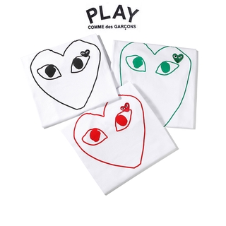 Áo Thun Tay Ngắn Vải Cotton In Chữ Cdg Play Thời Trang Cho Nam Và Nữ