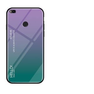 Tempered Glass Case For Xiaomi Mi Max Luxury Gradient Back Cover