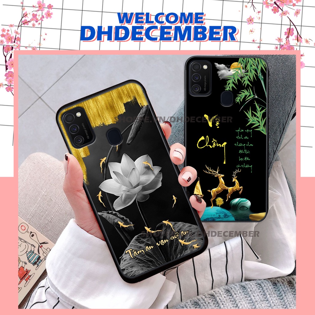 Ốp lưng Samsung Galaxy M21 / M31 / M30S in hình thư pháp tâm an vạn sự an ,mã đáo thành công SIÊU CHẤT