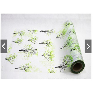 Combo 5m decal dán kính mờ cây xanh khổ 45cm
