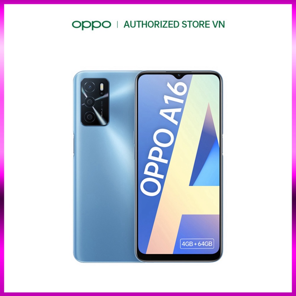 Điện thoại OPPO A16 4GB - Hàng chính hãng