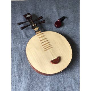 Đàn tứ tròn gỗ hương đỏ khảm trai