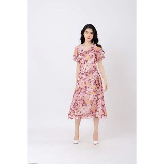 [FAM]Đầm Maxi Hồng🔥FREESHIP🔥D2061