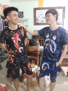 Bộ Đùi Nam In 3D Cá Chép MVA0419