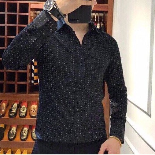 Áo sơ mi nam dài tay hàn quốc cao cấp đẹp F8888 Họa Tiết Đẹp