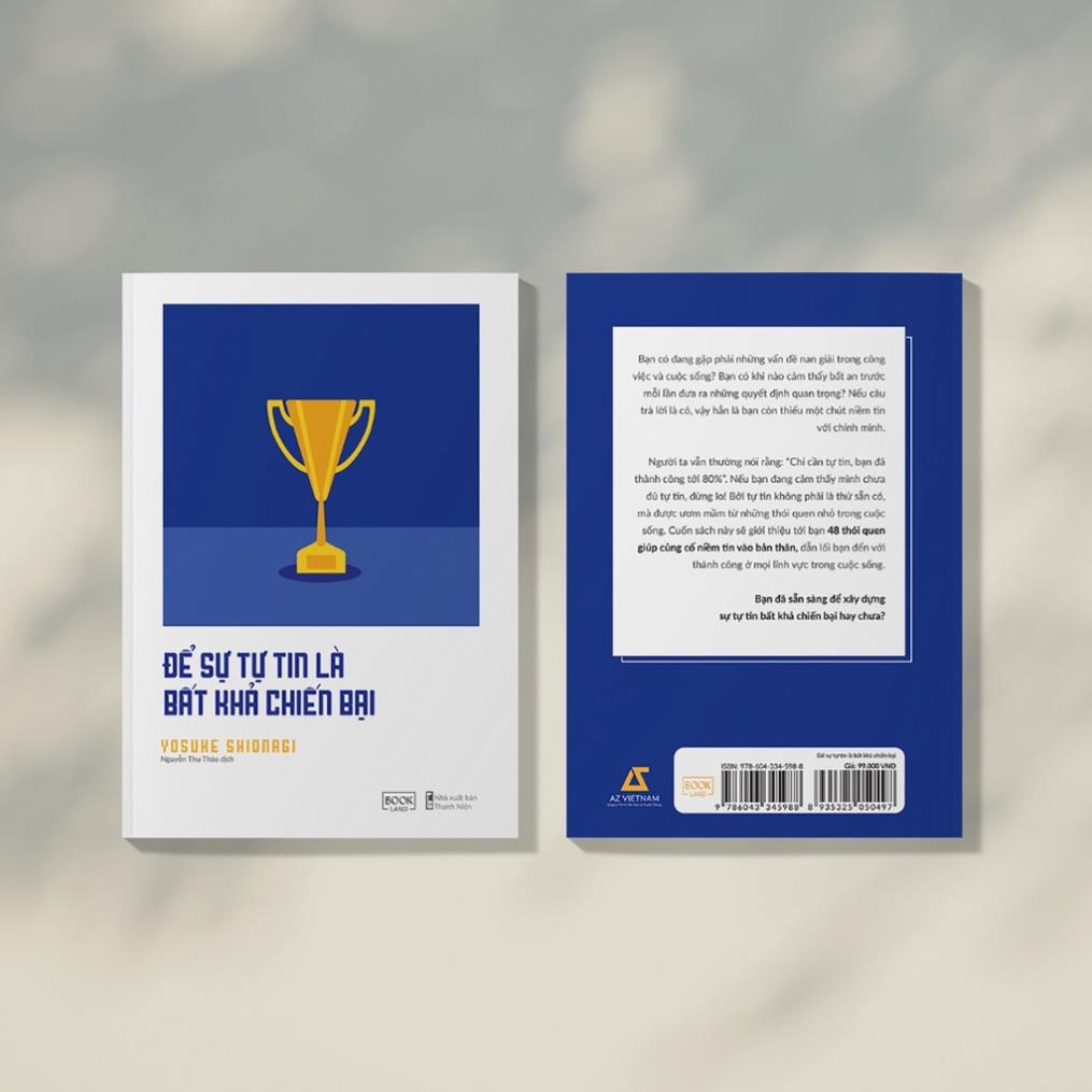 Sách - Để Sự Tự Tin Là Bất Khả Chiến Bại - Yosuke Shionagi - AZVietNam