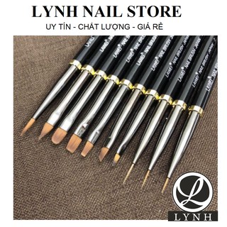 Bộ Cọ vẽ móng, Bộ bút vẽ Nail Nhật Bản 10 cây Nail Brush Japan