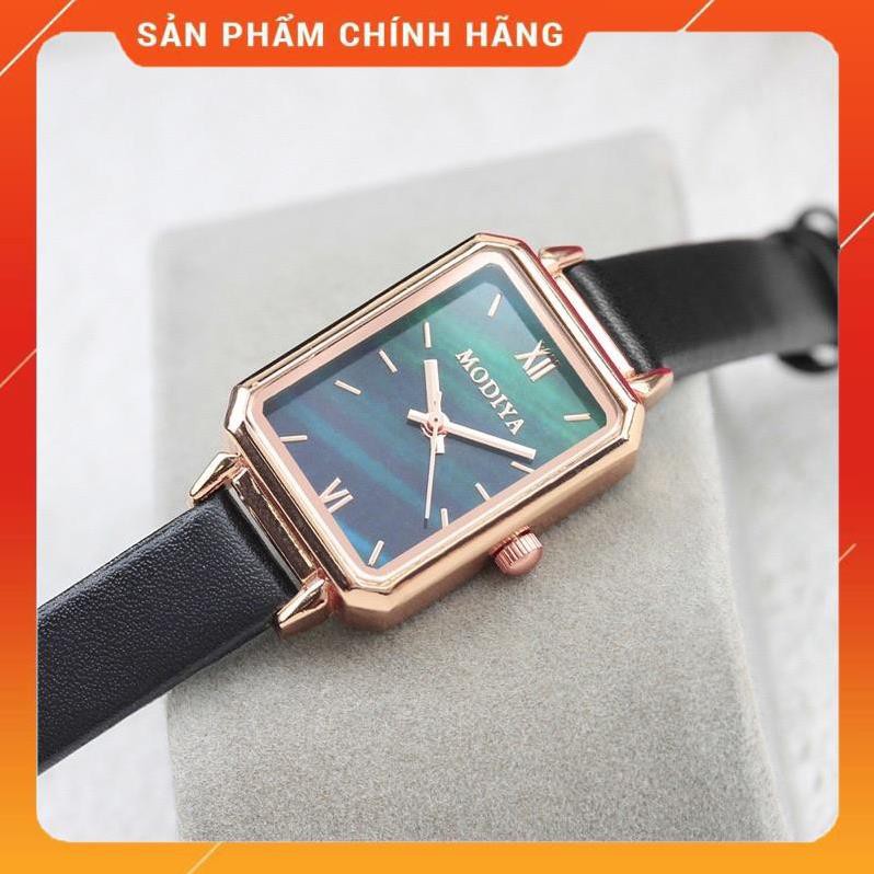 [Hàng Chính Hãng] Đồng hồ nữ Modiya dây da mặt chữ nhật siêu hot 2022 [Uy Tín Về Chất Lượng] | BigBuy360 - bigbuy360.vn
